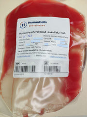 Human Normal Peripheral Blood Leuko Pak, leukopak, PBMC, leukapheresis