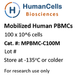 Mobilized human peripheral blood MNCs, PBMCs
