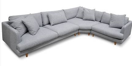 Della Modular Sofa - Cement Grey