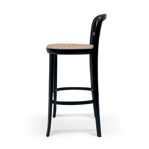 black cane barstools