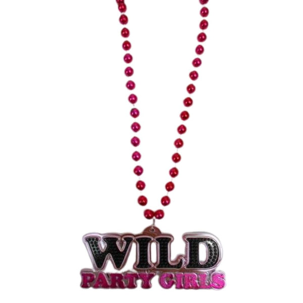 33 10mm Wild Party Girls Medallion Necklace Each Mardi Gras Spot 