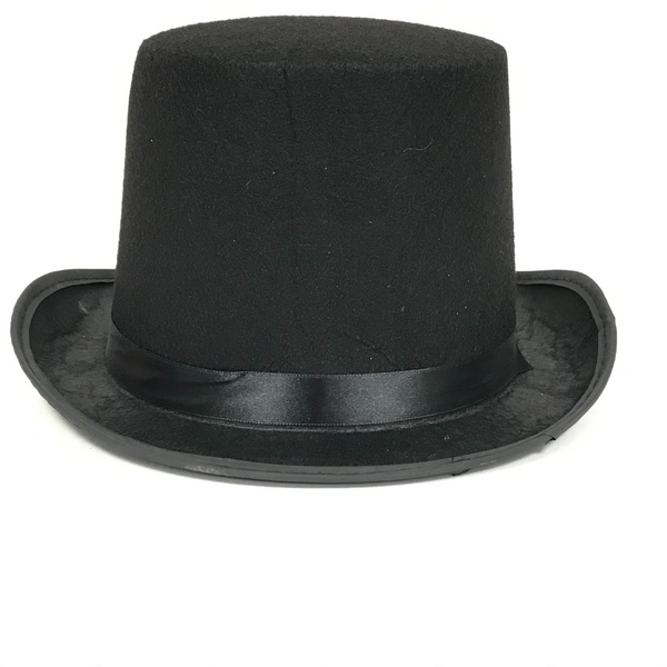 large black top hat