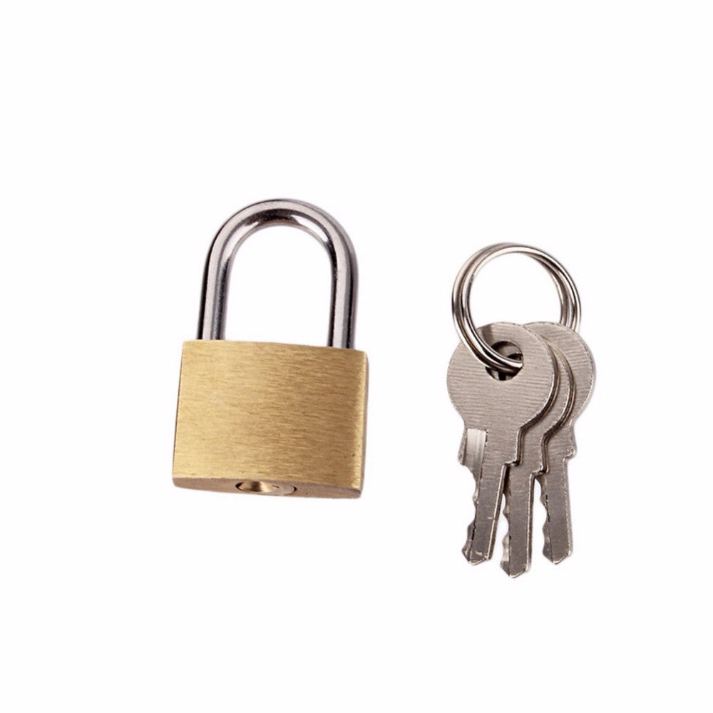 tiny padlock and key