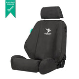 Holden Colorado (2008-2012) Black Duck Canvas Front and Rear Seat Covers - HR076