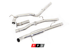 Isuzu MU-X (2016+) 3.0L TD Stainless Steel 3" DPF Back Exhaust