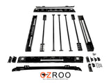 Mitsubishi Triton (2006-2015) ML MN Dual Cab ULTIMATE Roof Rack - Integrated Light Bar & Side lights