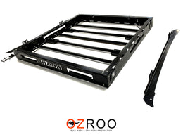 Toyota Hilux (1997-2015) KZN & KUN Dual Cab ULTIMATE Roof Rack - Integrated Light Bar & Side lights