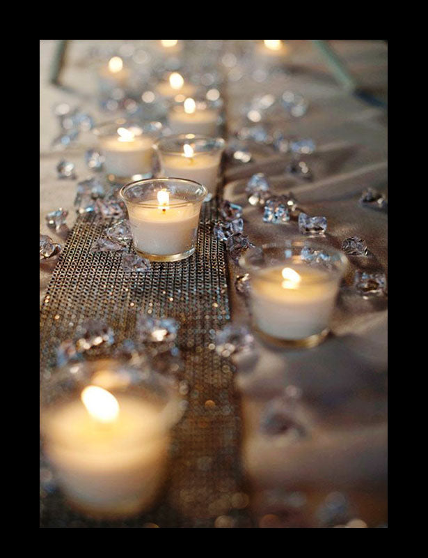 wedding table candle decorations