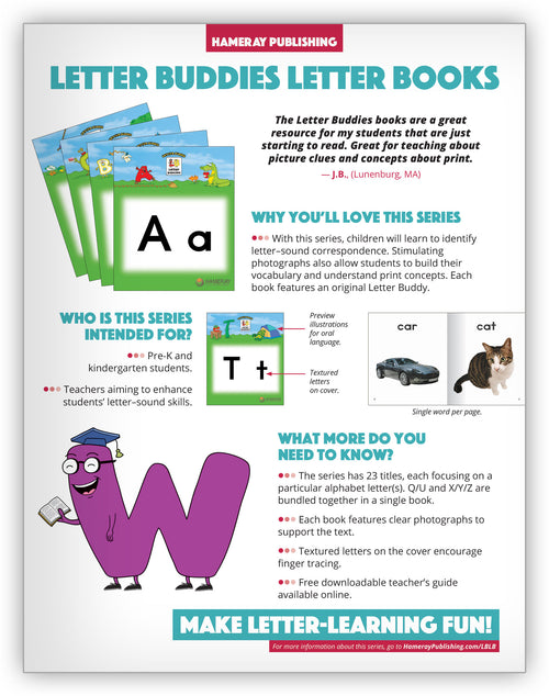 Letter Buddies Letter Books Series Snapshot