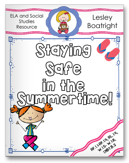 Staying Safe in the Summertime Classroom Activity Worksheet