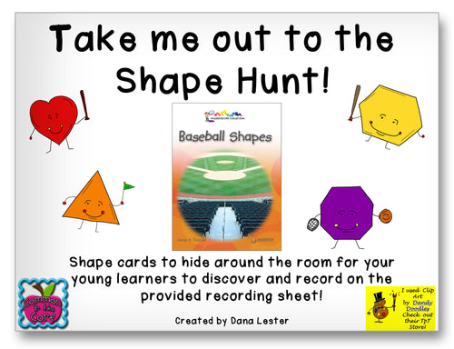 Take Me Out to the Shape Hunt Classroom Activity Worksheet