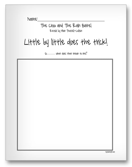 Traditional Tales Classroom Activity Worksheet