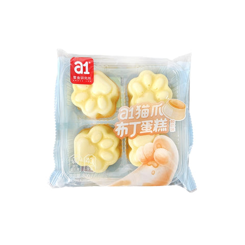 【杨洋代言】 A1零食研究所 猫爪布丁蛋糕 酸奶味 4个入 80g - Milkbuy秒麦网