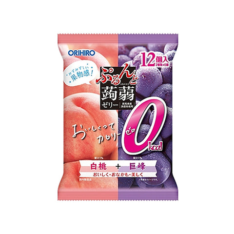 ORIHIRO立喜乐 蒟蒻果冻 魔芋白桃&巨峰葡萄 低卡高纤吃不胖 12个装 240g _ ORIHIRO立喜乐 - Milkbuy秒麦购物网华人平台加拿大美国北美日韩爆款网红零食美妆药妆