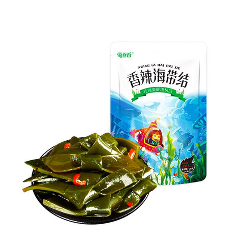 【5包装】蜀道香 香辣海带结24g X5 散装