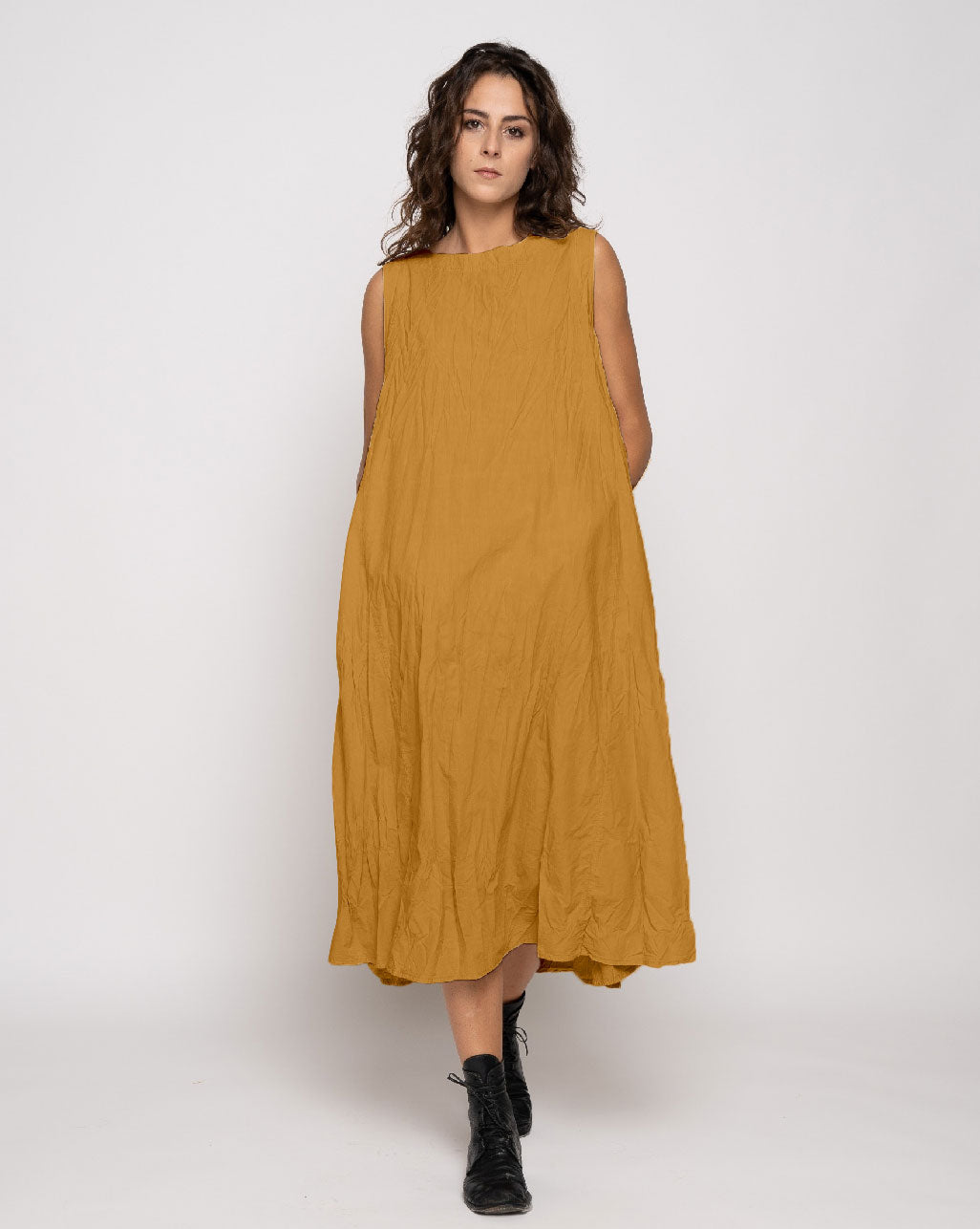 Organic Cotton Sleeveless Maxi Dress