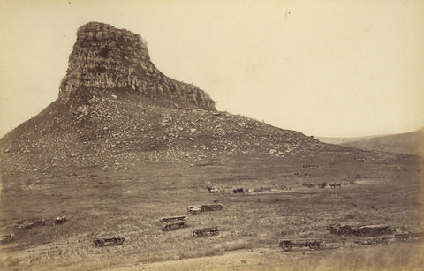 Burial details on the site of the British camp at iSandlwana, June 1879
