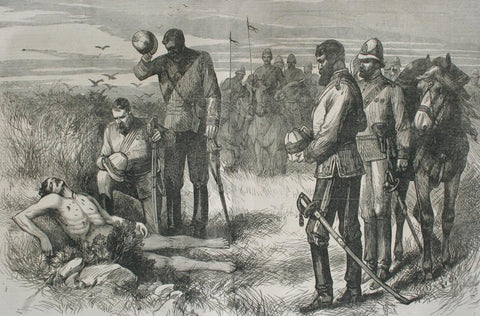 Finding the body of the Prince Imperial, 2 June 1879