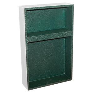 12.25" X 20" (Interior Dimensions) Tileable Soap/Shampoo Shower Niche (Adjustable Shelf)