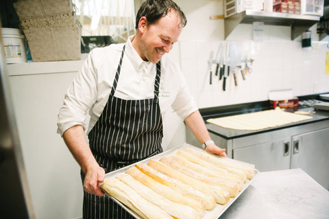 Relais dessert bakery in Calgary with chef Yann Blanchard making your bread