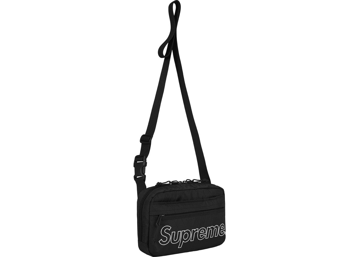 supreme fw18 black shoulder bag