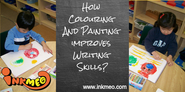 How Colouring And Painting improves Writing Skills-Banner