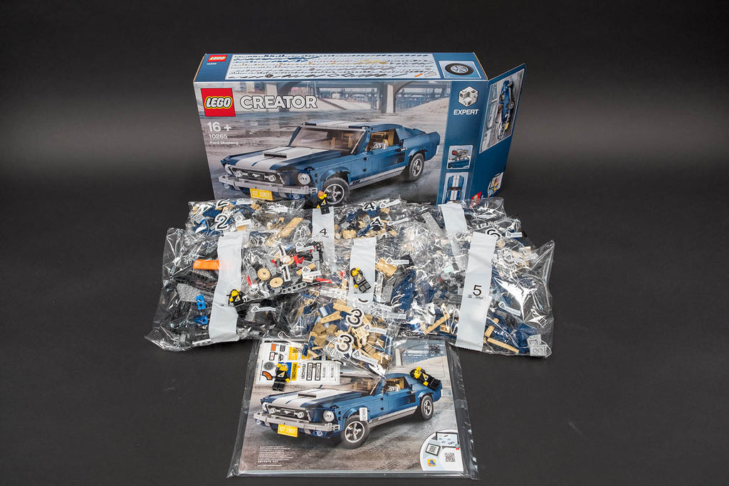 Ford Mustang GT LEGO pieces