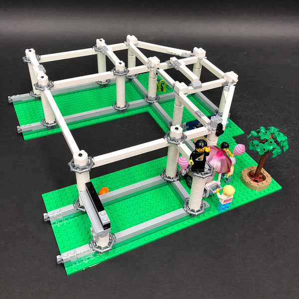LEGO Roller Coaster Lattice Structure