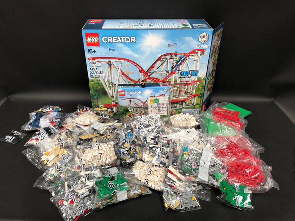 LEGO Roller Coaster 10261 pieces unboxed
