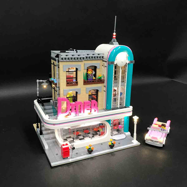 Light My Bricks Downtown Diner Light Kit