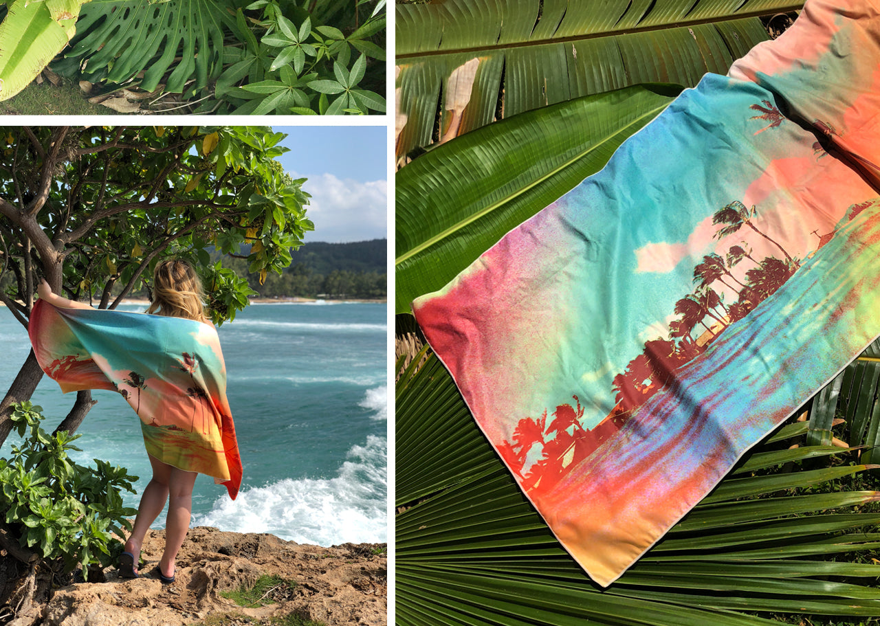 Abbi Tropics Surfer Towel by Matthew Allen