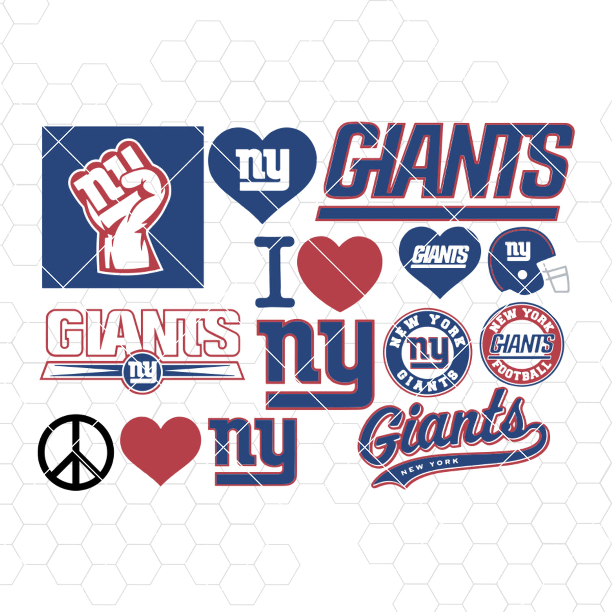 New York Giants SVG, New York Giants files, giants logo, football, sil