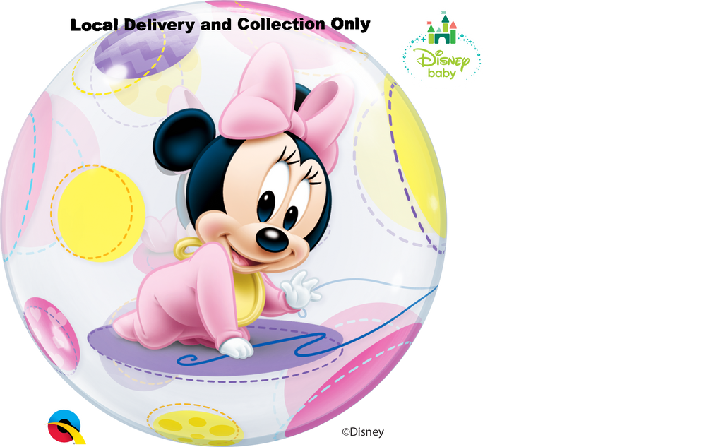 Ingrijpen klap Wegversperring Baby Minnie Mouse Bubble Balloon | The Wow Shop