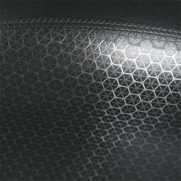 Close-up of surface of a Black Cube frying pan