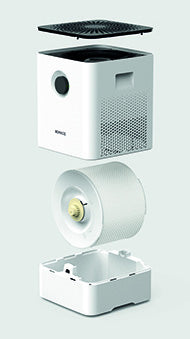 Components of the Boneco W200 Humidifier Air Washer