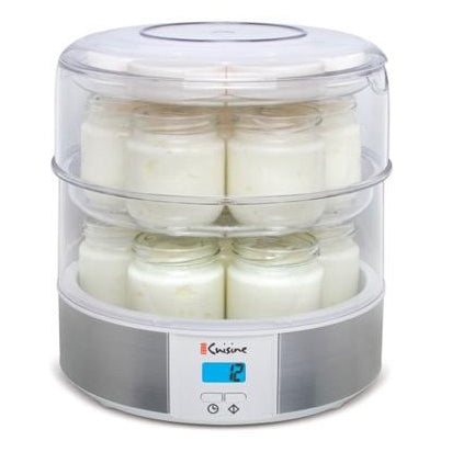 Euro Cuisine Expansion Rack GY4 in use on the model YMX650 Yogurt Maker
