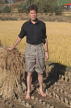 Karl Muller in Korean Rice Paddy