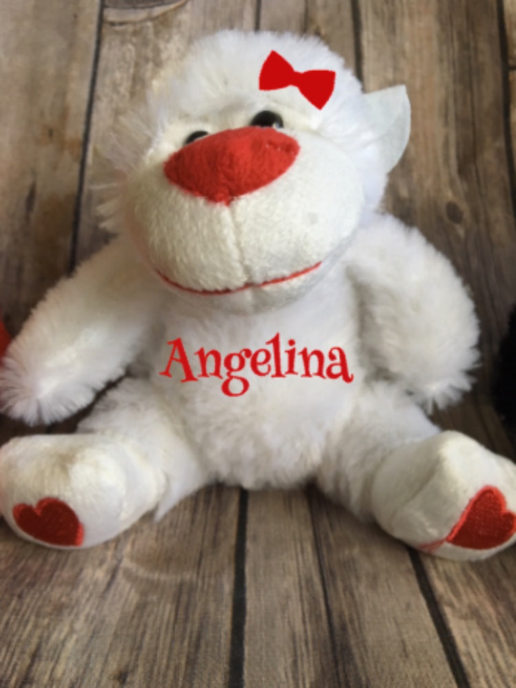 personalized valentines stuffed animals