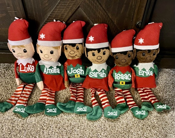 personalized plush elves