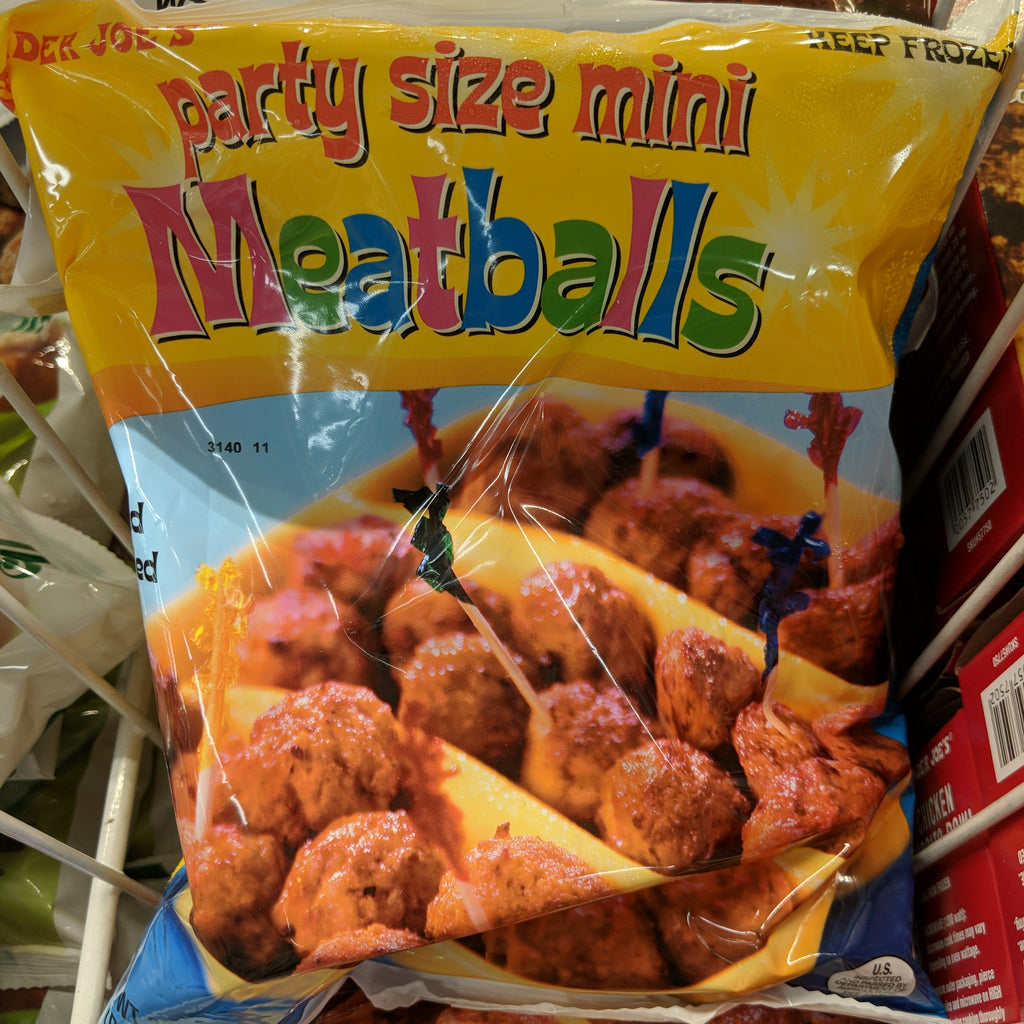 Trader Joes Party Size Mini Meatballs – Well Get The Food