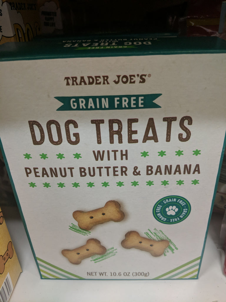 trader joe's peanut butter and banana dog treats