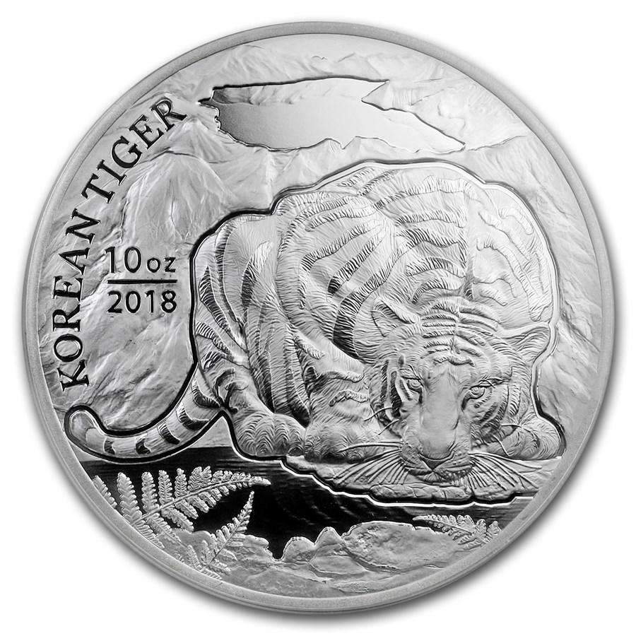 2018 South Korea 1 oz Silver Tiger BU