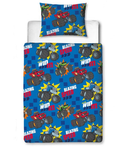 BLAZE - Toddler Bed/Cot Quilt Cover Set