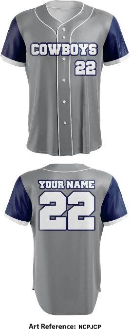 cowboys baseball jersey