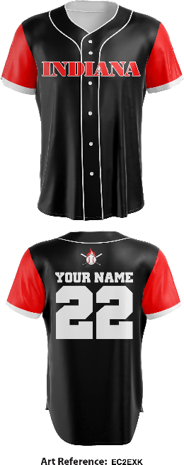 indiana baseball jersey