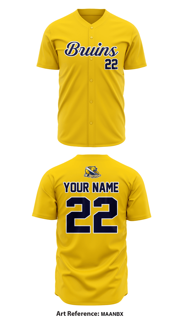 bruins baseball jersey