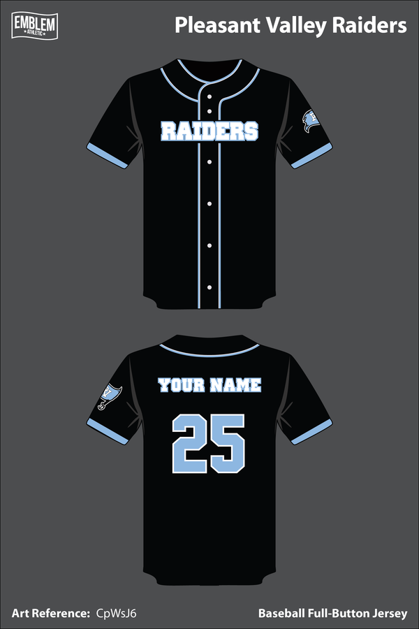 baseball raiders jersey