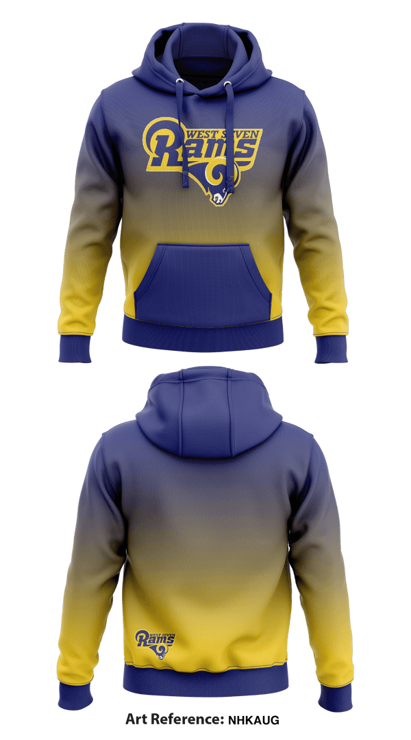 rams hooded sweatshirts