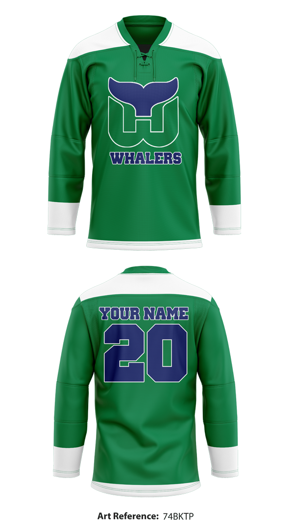 name on hockey jersey
