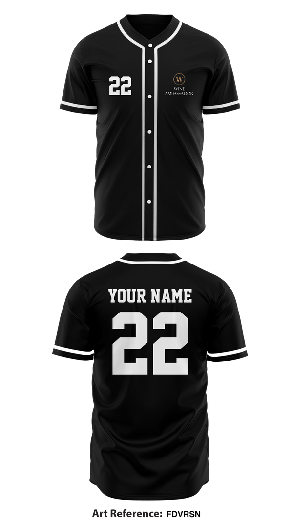 plain black and white baseball jersey
